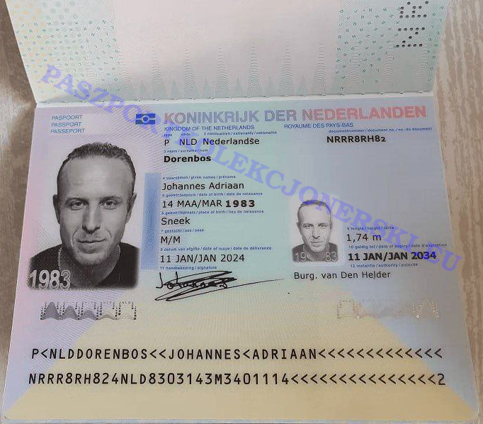 paszport kolekcjonerski holenderski